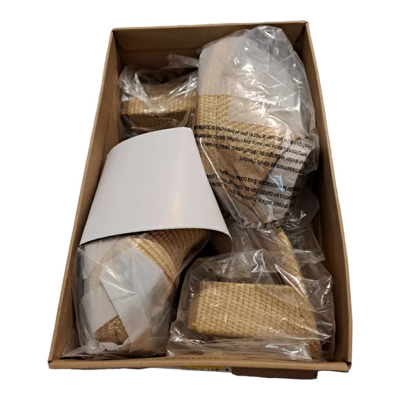 Jessica Simpson Natural Elyzza Leather Sandal, 9.5 - Picture 6 of 7